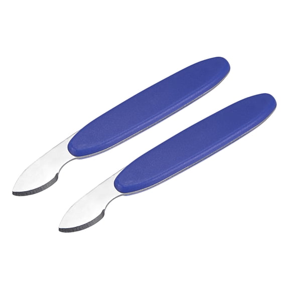 Uxcell Watch Back Case Remover Tool, 20mm Width Case Knife ABS Handle, Blue 2 Pack