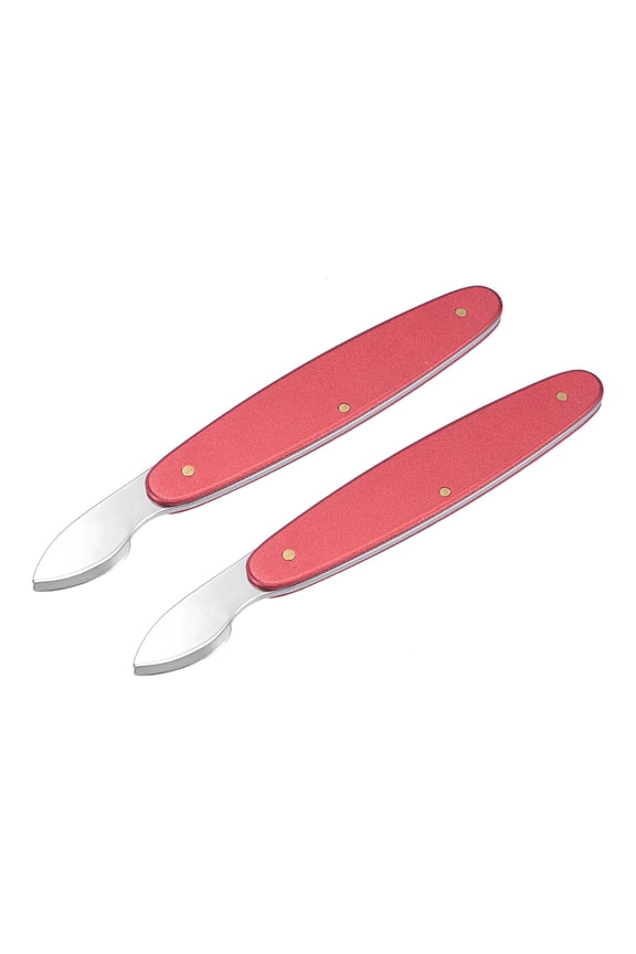 Watch Back Case Remover Tool, 20mm Width Case Knife Aluminum Handle, Red 2 Pack