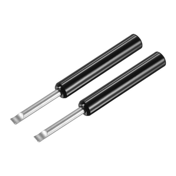 Uxcell Watch Back Case Remover Tool, 5mm Width Bar ABS Handle, Black 2 Pack