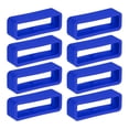 thumbnail image 1 of Uxcell Watch Band Holder Loop, Universal Silicone Watch Replacement Band Strap Keeper Parts for Smart Sport Blue 24 mm, 1 of 7