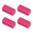 thumbnail image 1 of Uxcell Watch Band Strap Loops Silicone Watch Holder Keeper for 16mm Width Watch Band, Rose Red 4 Pack, 1 of 5