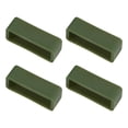 thumbnail image 1 of Uxcell Watch Band Strap Loops Silicone Watch Holder Keeper for 22mm Width Watch Band, Dark Green 4 Pack, 1 of 5