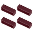 thumbnail image 1 of Uxcell Watch Band Strap Loops Silicone Watch Holder Keeper for 22mm Width Watch Band, Wine Red 4 Pack, 1 of 5