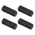 thumbnail image 1 of Uxcell Watch Band Strap Loops Silicone for 26mm Width Watch Band, Black 4 Pack, 1 of 5