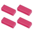 thumbnail image 1 of Uxcell Watch Band Strap Loops Silicone for 28mm Width Watch Band, Rose Red 4 Pack, 1 of 5