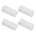 thumbnail image 1 of Uxcell Watch Band Strap Loops Silicone for 28mm Width Watch Band, White 4 Pack, 1 of 5