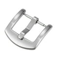 thumbnail image 1 of Uxcell Watch Brushed Stainless Steel Arc Side Type Buckle, for 16mm Width Watch Bands, 1 of 5