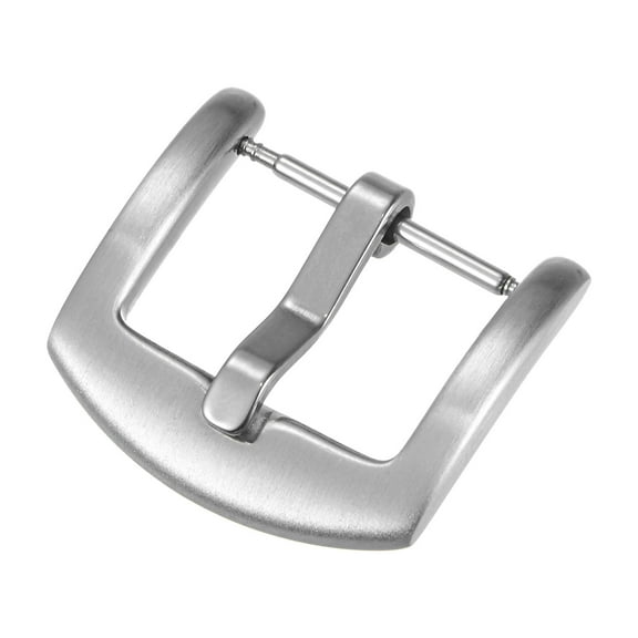Uxcell Watch Brushed Stainless Steel Arc Side Type Buckle, for 18mm Width Watch Bands