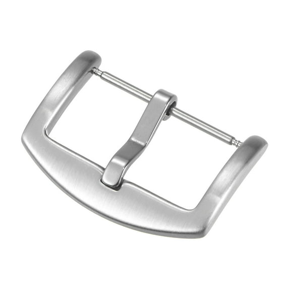 Uxcell Watch Brushed Stainless Steel Arc Side Type Buckle, for 26mm Width Watch Bands