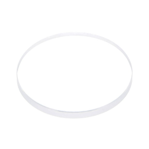 Uxcell Watch Crystal Lens Glass 37mm Dia. 2.5mm Thick Round Flat High Transmittance Watch Glass Replacement Part