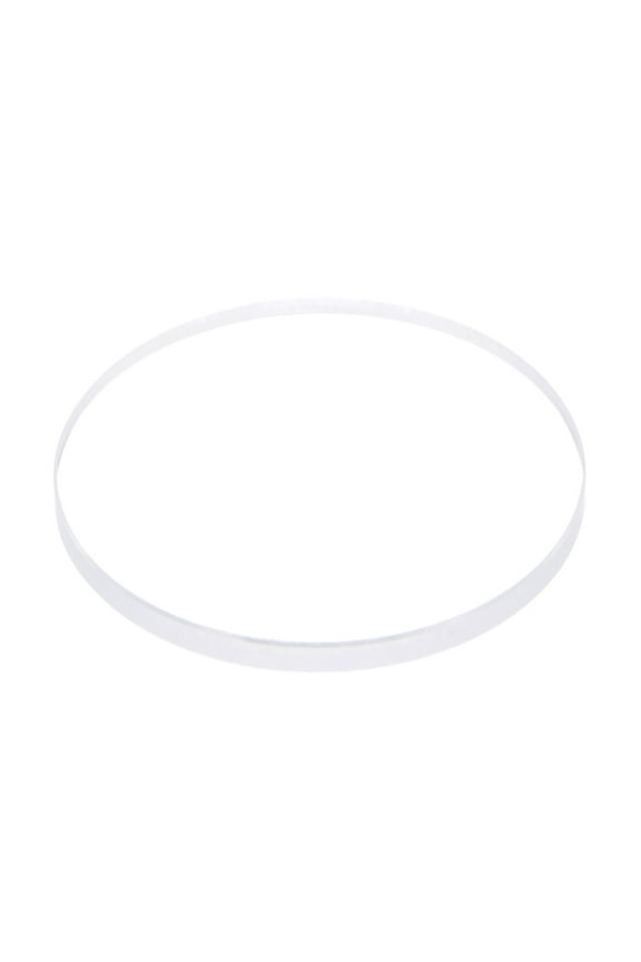 Watch Crystal Lens Glass 39.5mm Dia. 2.5mm Thick Round Flat High Transmittance Watch Glass Replacement Part