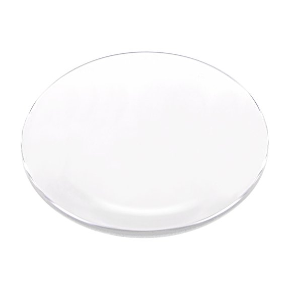 Uxcell Watch Glass Sapphire Crystal Lens Single Dome Round 34.5mm Dia. 1.1mm Edge Thickness Clear