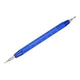 thumbnail image 1 of Uxcell Watch Spring Bar Tool Double Tips Watch Spring Link Pin Removal Tool with Metric Scale for Watch Repair, Blue, 1 of 4