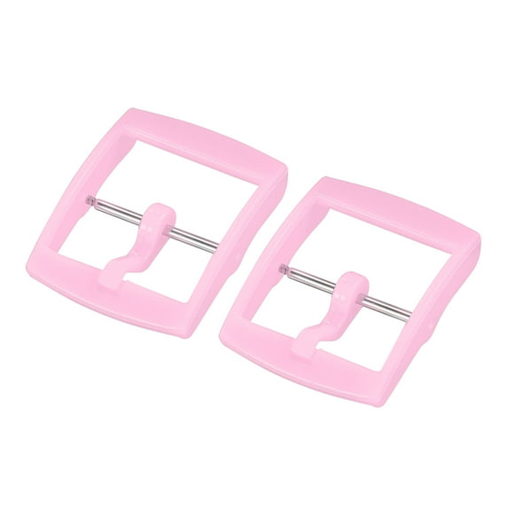 Uxcell Watch Strap Clasp Replacement Plastic Buckle for 20mm Width Watch Bands Pink 2 Pack