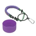 thumbnail image 1 of Uxcell Water Bottle Holder, Paracord Handle Carrying Strap Carrier Purple, 1 of 6