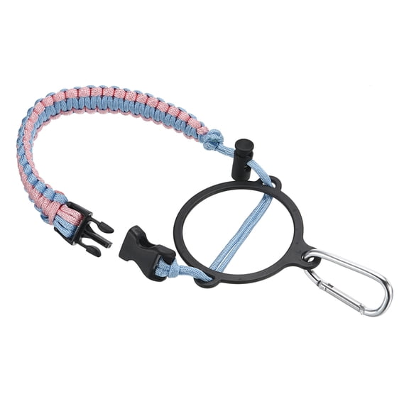 Uxcell Water Bottle Holder, Paracord Handle Strap Carrier Light Pink, Light Blue