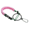 thumbnail image 1 of Uxcell Water Bottle Holder, Paracord Handle Strap Carrier Pink, 1 of 6