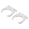 thumbnail image 1 of Uxcell Water Filter Clip for 10 Inch and 11 Inch Water Purifier Filter Clip Clamp White 2 Pack, 1 of 5