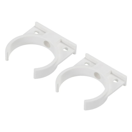 Uxcell Water Filter Clip for 10 Inch and 11 Inch Water Purifier Filter Clip Clamp White 2 Pack