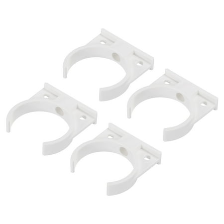 Uxcell Water Filter Clip for 10 Inch and 11 Inch Water Purifier Filter Clip Clamp White 4 Pack