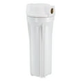 thumbnail image 1 of Uxcell Water Filter Housing 10" Whole House Filtration System 1/2 Inch Inlet/Outlet Golden Port for Kitchen, 1 of 5