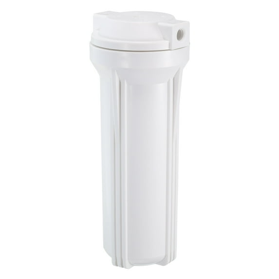 Uxcell Water Filter Housing 10" Whole House Filtration System 1/4 Inch Inlet/Outlet Port for Kitchen