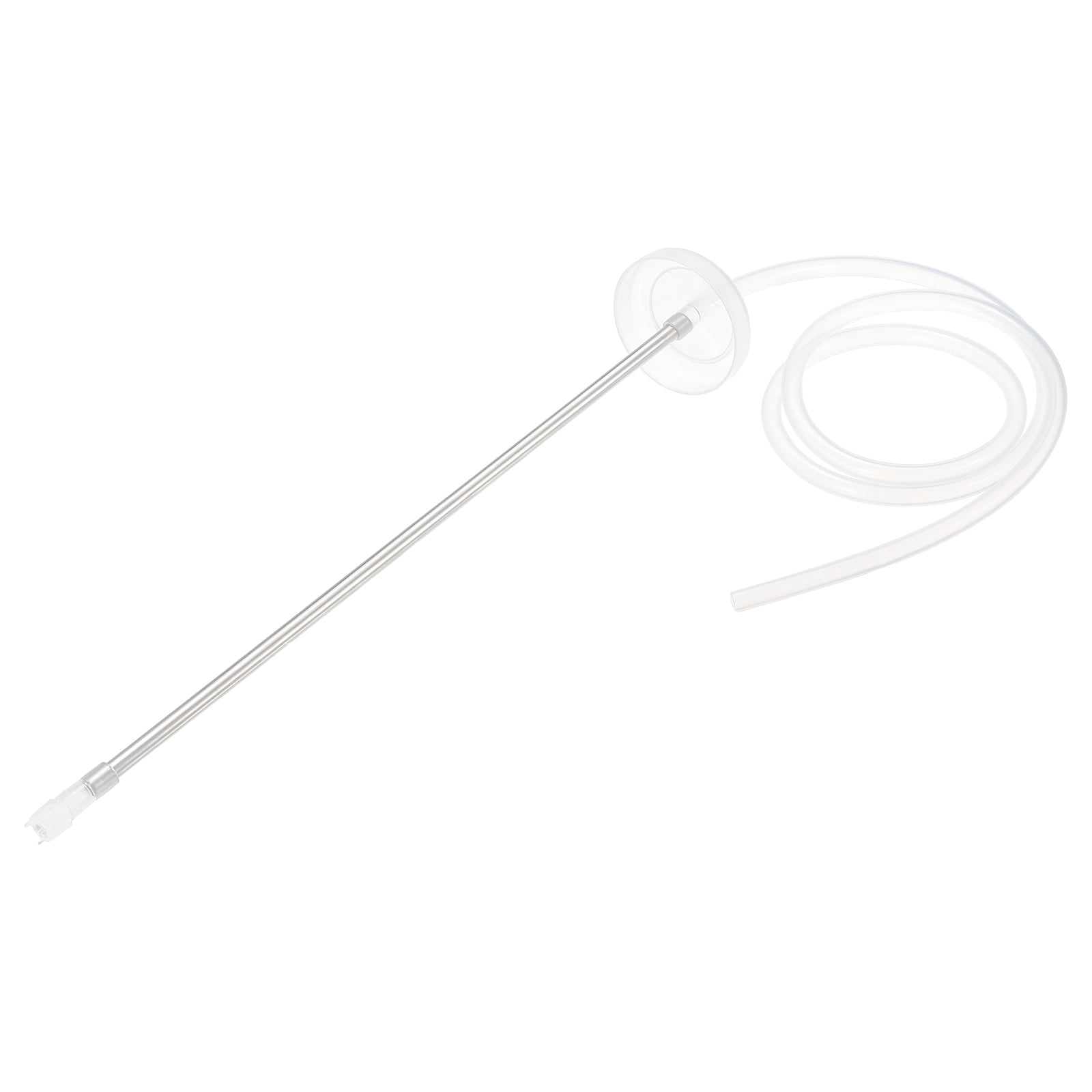 Uxcell Water Pump Silicone Tubing Clear Inner D6mm L1.4m for Water Dispenser with Stainless Extended Filter Inlet Pipe