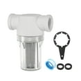 thumbnail image 1 of Uxcell Water Pump Strainer with 100 Mesh Stainless Steel Filter Screen, 3/4" Inch Female NPT In-line Strainer [White], 1 of 7