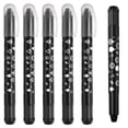 thumbnail image 1 of Uxcell Watercolor Gel Crayon for Coloring, Drawing, Painting, 6Pcs, Black, 1 of 6