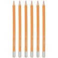 thumbnail image 1 of Uxcell Watercolor Pencil, 6Pcs Water Soluble Pencils for Blending, Coloring, Sketch Drawing, Painting, Yellow, 1 of 7