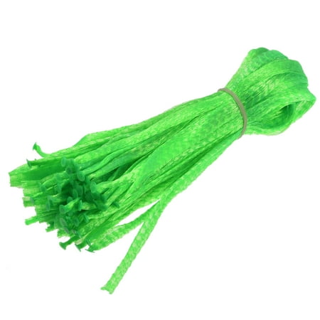 Uxcell Watermelon Nets Hanging Melon Hammocks Reusable Fruit Net Bag for Garden 50 Pack Green 17.72 Inch