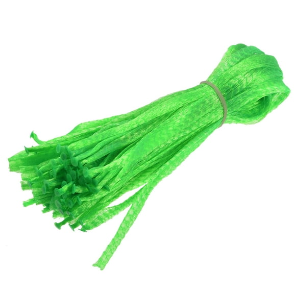 Uxcell Watermelon Nets Hanging Melon Hammocks Reusable Fruit Net Bag for Garden 50 Pack Green 17.72 Inch