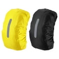 thumbnail image 1 of Uxcell Waterproof Backpack Rain Cover, Non-Slip Backpack Cover with Vertical Reflective Strap Stay Dry Black/Yellow M(40-50L), 1 of 5