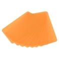 thumbnail image 1 of Uxcell Waterproof Blank Shipping Tags Plastic Price Hang Labels for Luggage and Clothing Orange 3" x 1.6", 1 of 7