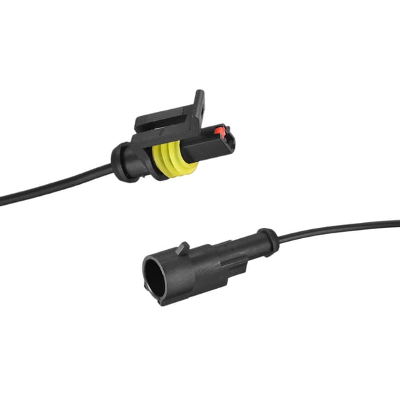 Uxcell Waterproof Connector Electrical Quick Connect 1 Pin Male Female 0.75mm2 with 100mm Long Wire 5 Sets