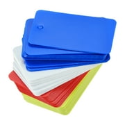 Uxcell Waterproof Eyelet Plastic Shipping Tags,Outdoor Tags,30x50mm 4 Colors 100pack