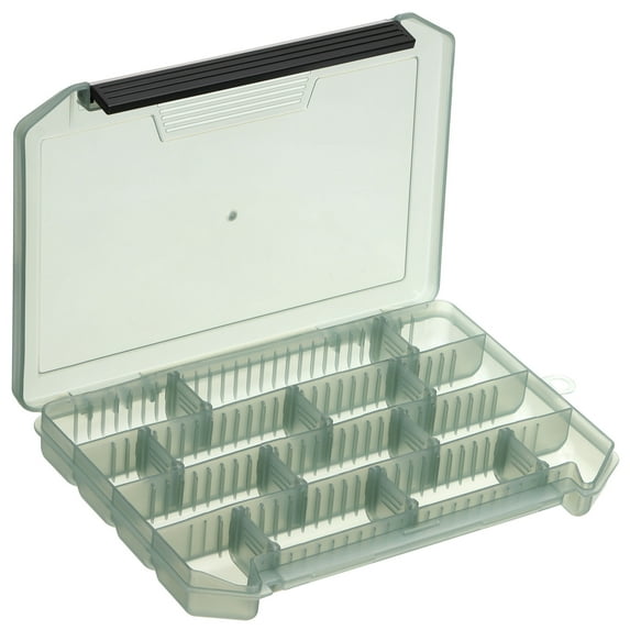 Uxcell Waterproof Fishing Lure Box, Fish Tackle Accessory Storage Container, Clear Gray