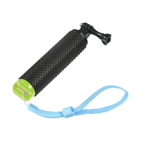 Uxcell Waterproof Floating Hand Grip Selfie Stick Handle with Adjustable Wrist Strap, Green & Black