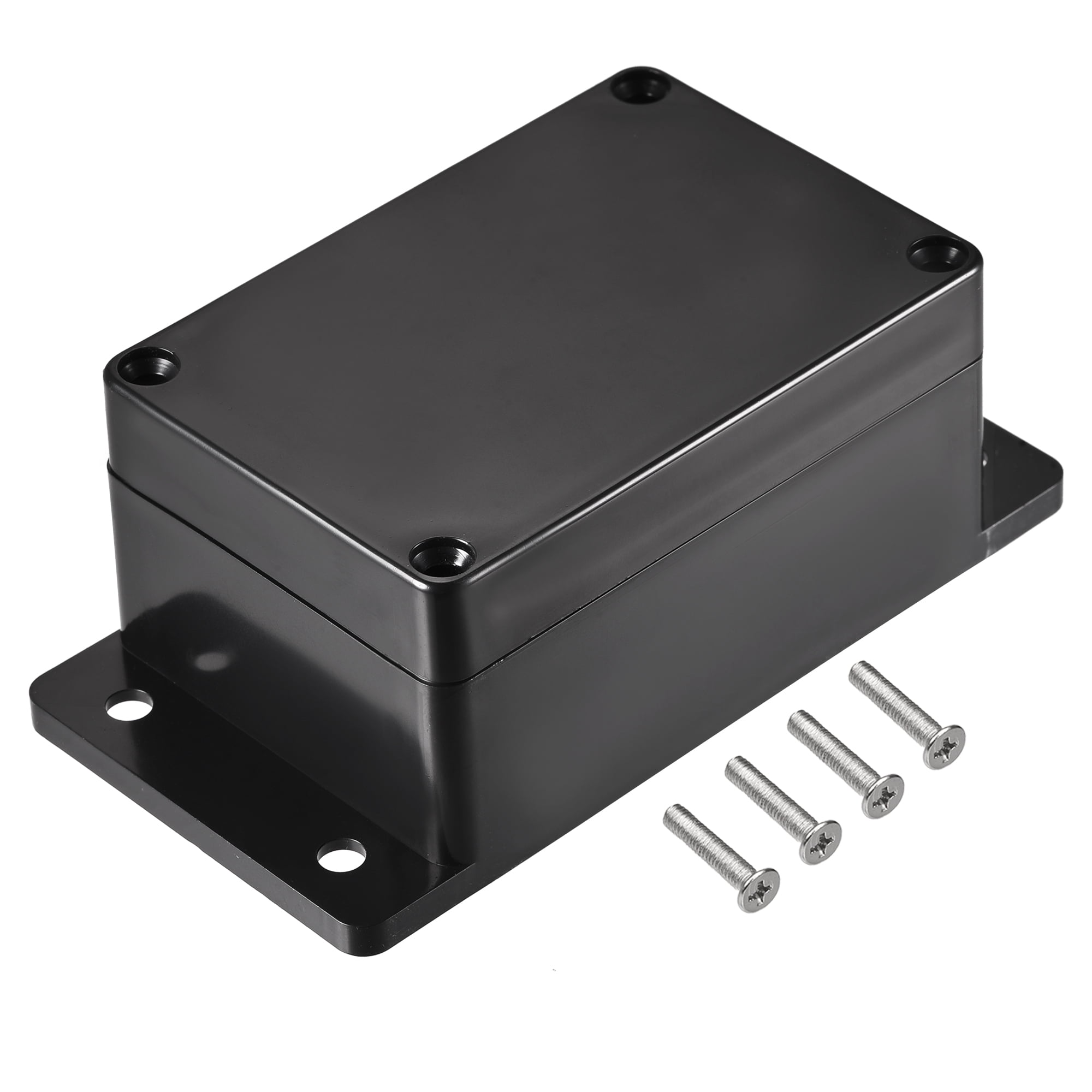 Single-Gang Switch And Outlet Box, Horizontal, Captive Mounting Nails, Gray