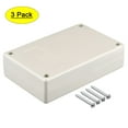 thumbnail image 1 of Uxcell Waterproof Junction Box 125x80x32mm ABS for Electrical Project Gray 3 Pack, 1 of 5