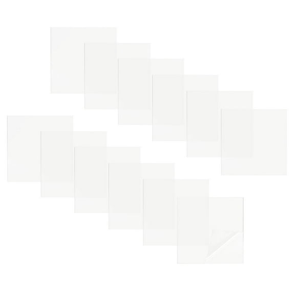 Uxcell Waterproof Patch Seal Tape 4" Leak Proof Repair Sealing Tape,Transparent 12Pcs