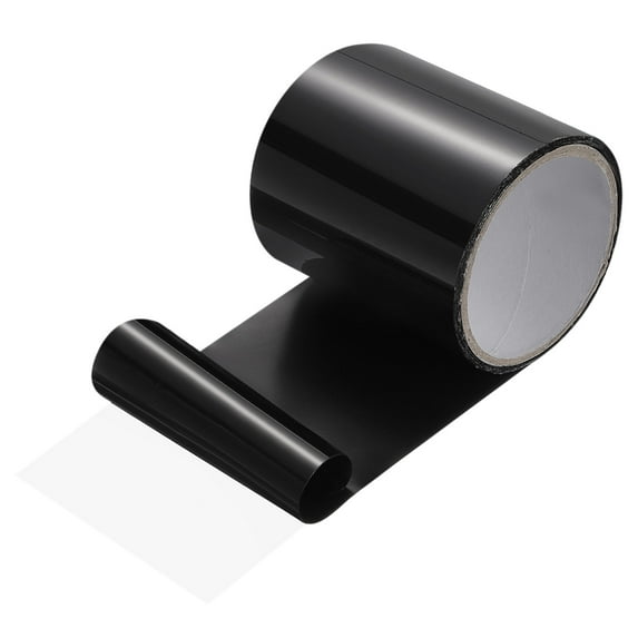 Uxcell Polyvinyl Chloride Waterproof Patch Seal Tape 4 in x 5 Ft Leak Proof Repair Sealing Tape Black