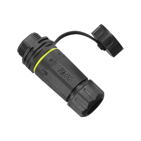Uxcell Waterproof RJ45 Coupler, Single Head Shielded Female to Female Waterproof IP68 for CAT5/CAT5E/CAT6/CAT7(Yellow, Pack of 1)