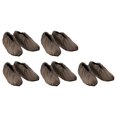 thumbnail image 1 of Uxcell Waterproof Shoe Covers, 5 Pairs Water Resistant Rain Shoe Cover Non Slip Boots Cover, Brown, 1 of 6