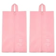 thumbnail image 1 of Uxcell Waterproof Shoes Bags, Travel Storage Bag Shoes Organizer with Zipper, 2 Pack Pink, 1 of 6