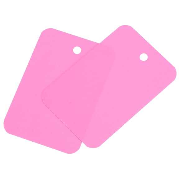 Uxcell Waterproof Wires Plastic Shipping Tags,1.57x2.36 Inch Pink 100Pcs