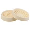 thumbnail image 1 of Uxcell Waved Base Plastic Round Plant Drip Tray 3pcs Beige 6", 1 of 5