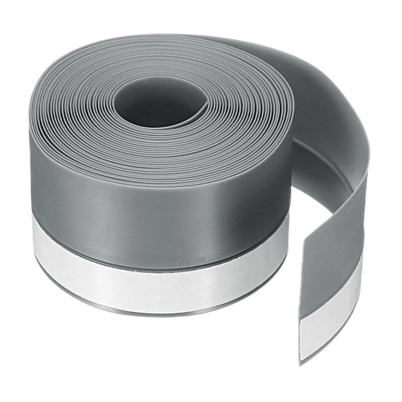 Uxcell Weather Stripping Door Seal 16.4ft x 44mm TPE Seal Strip for Door Draft Stopper Adhesive Tape Window House Shower Glass Gaps, Grey