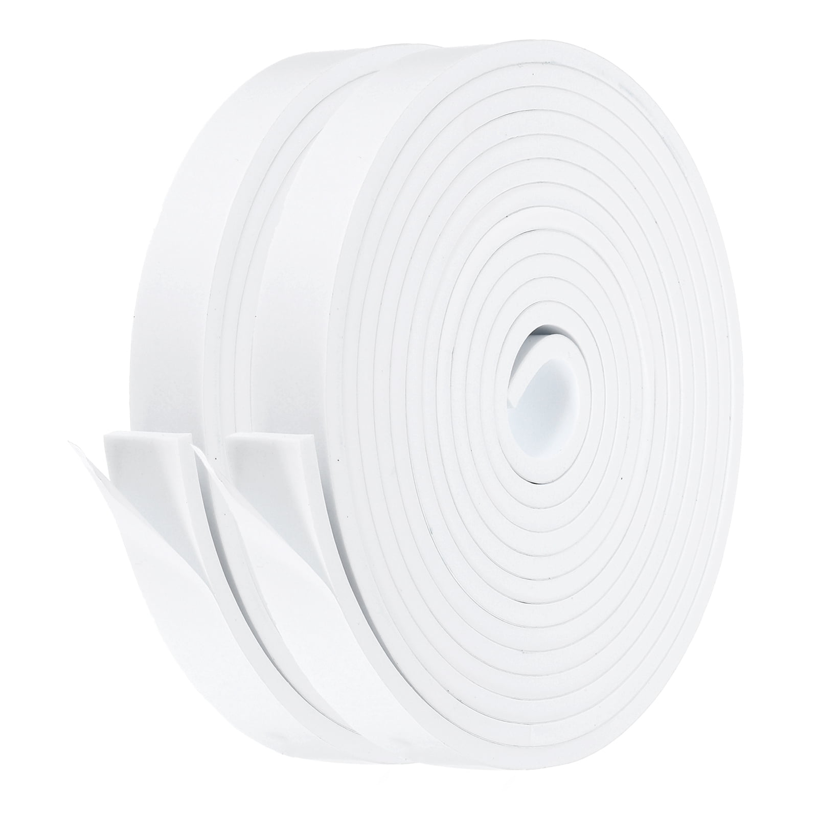 Uxcell Weather Stripping Door Seal Strip 2 Rolls 1 Inch x 1/4 Inch x 16 ...