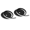 thumbnail image 1 of Uxcell Weather Stripping for Doors, 2 Rolls 3/8" W x 3/16" T Foam Seal Tape Insulation Strip Black(6.56 Ft Length), 1 of 5
